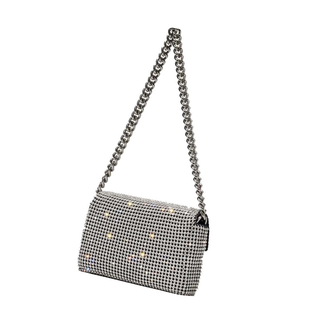 NWT Marc Jacobs The Rhinestone J Marc Mini Shoulder Bag with dust bag - Picture 2 of 9
